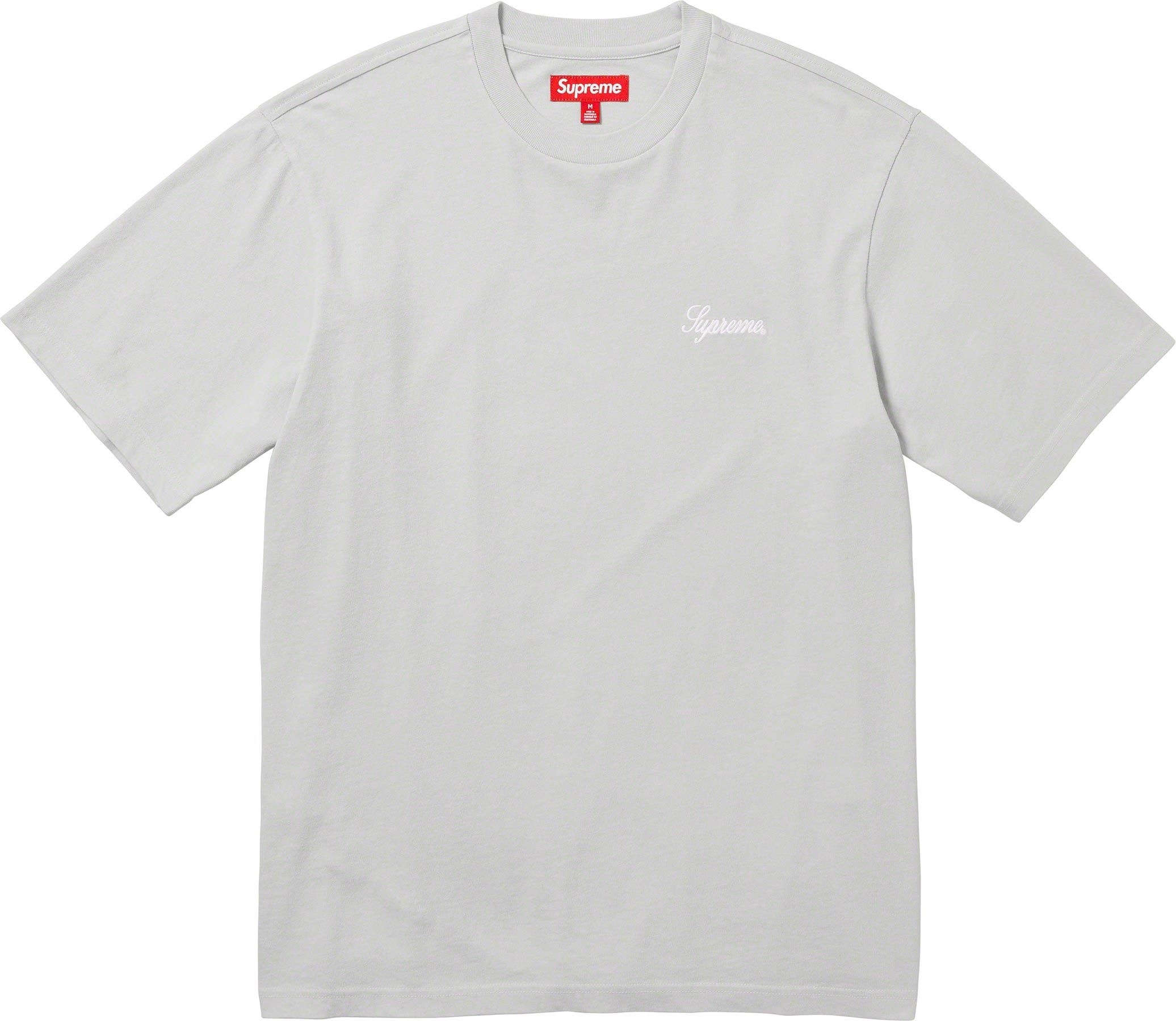Washed Script S/S Top view 22